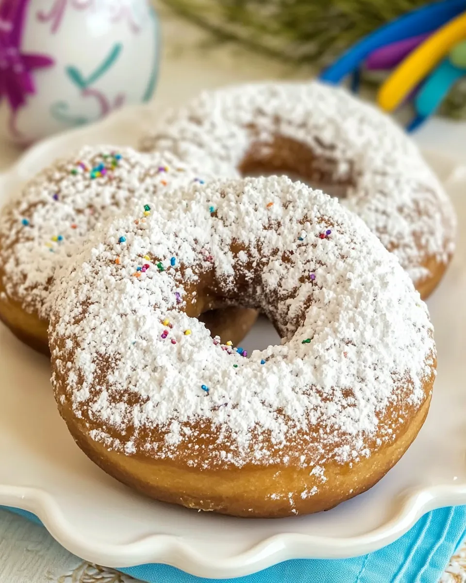 Delicious Powdered Donuts shot