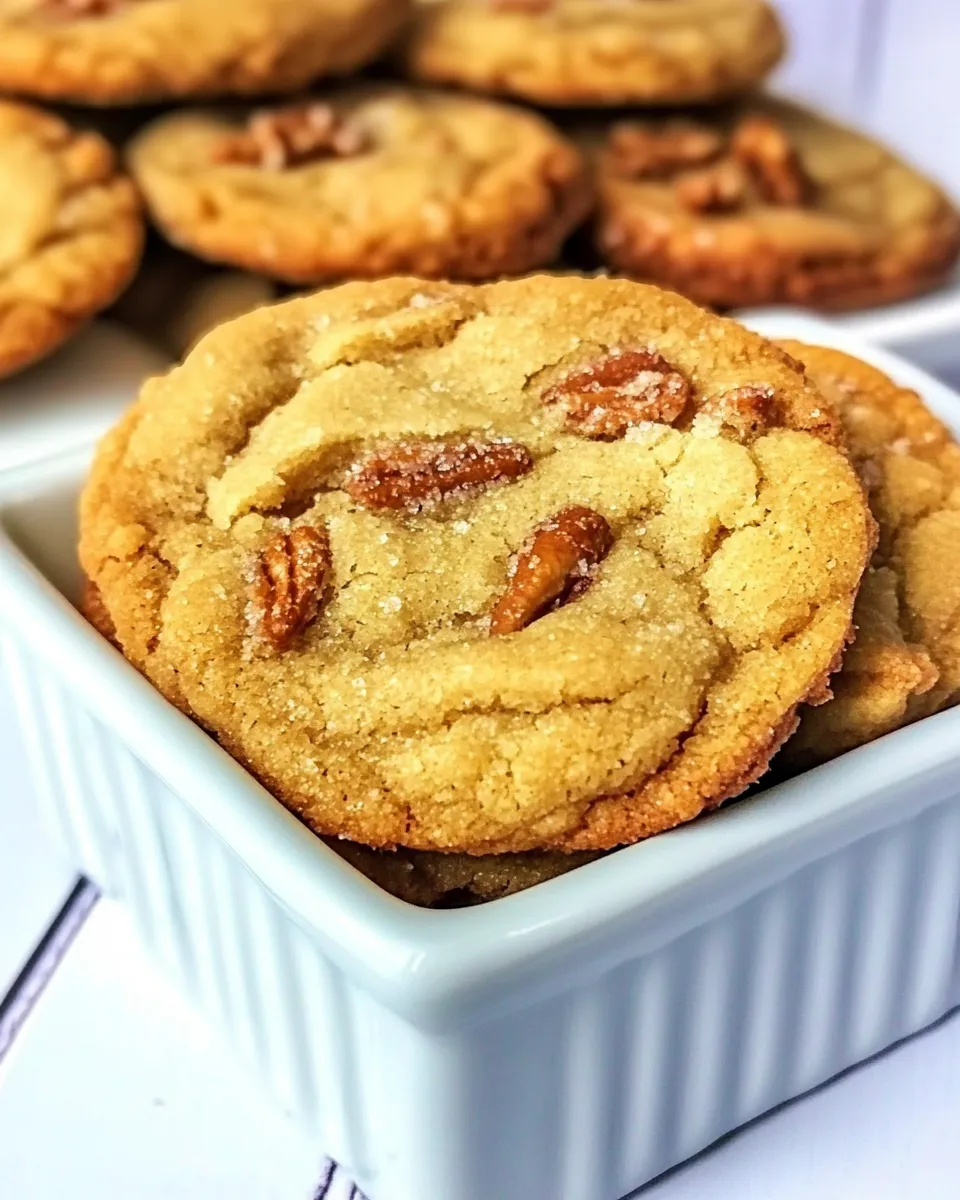 Delicious Praline Cookies shot