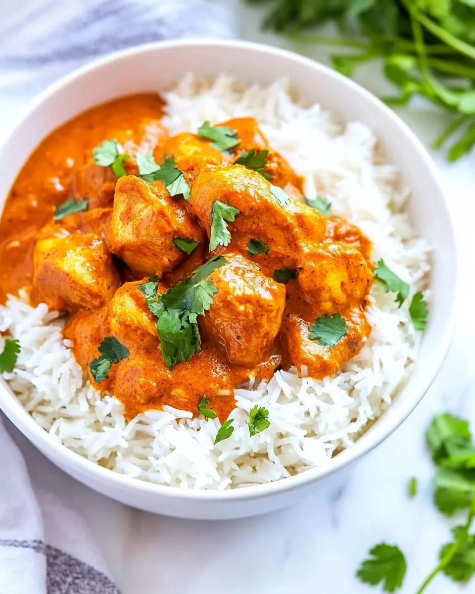 Delicious Pressure Cooker Chicken Tikka Masala image