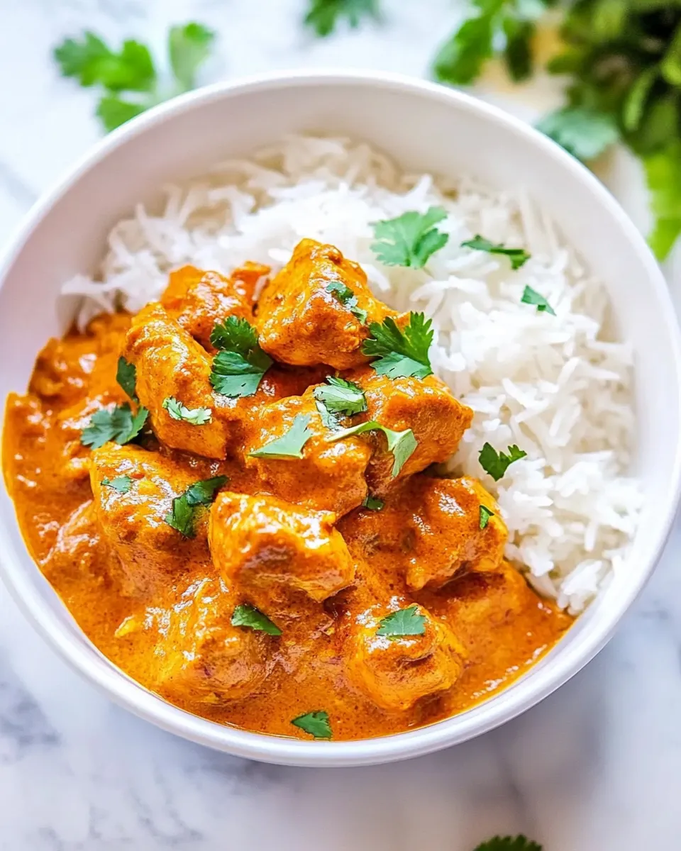 Quick Pressure Cooker Chicken Tikka Masala shot