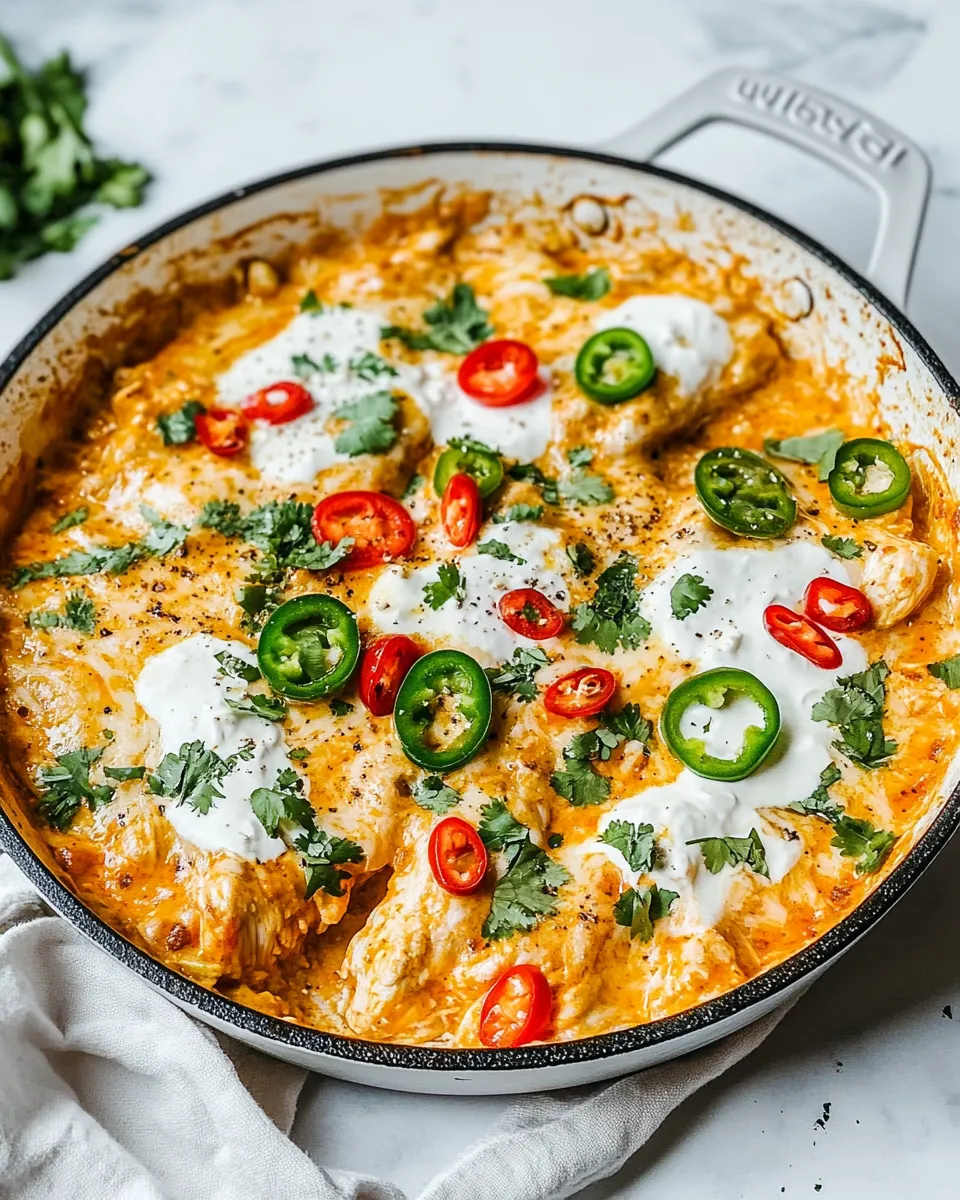 Easy Queso Chicken Skillet photo