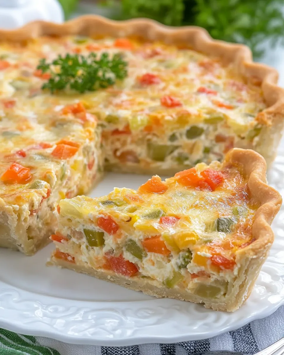 Classic Quiche Marachre dish photo