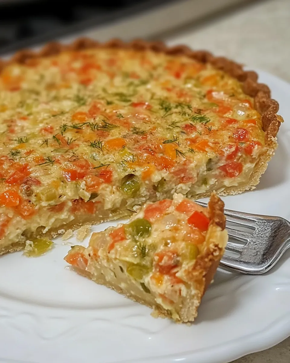 Easy Quiche Marachre food shot