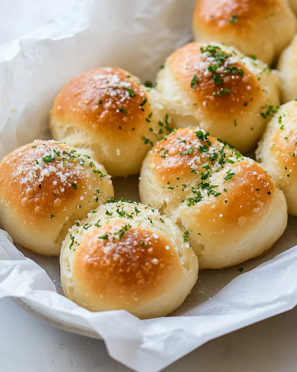 Tasty Quick Garlic Knots shot