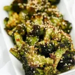 Easy Quick Roasted Broccoli with Soy Sauce and Sesame photo