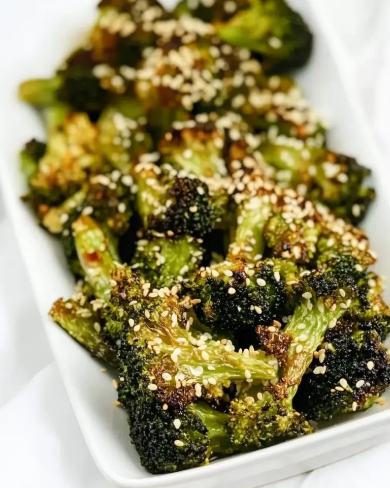Easy Quick Roasted Broccoli with Soy Sauce and Sesame photo