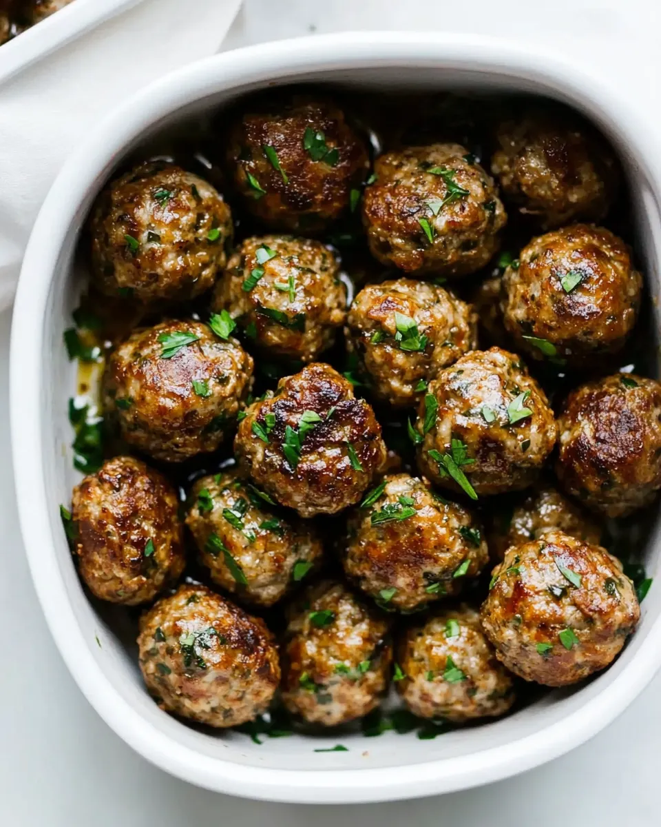 Delicious Quick and Easy Air Fryer Meatballs image