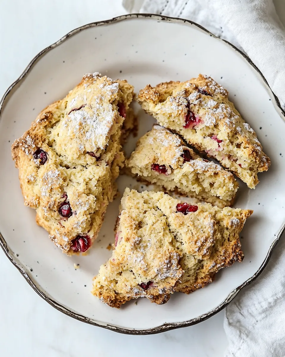 Delicious Quick and easy pomegranate scones image