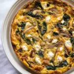 Homemade Quinoa Chard Frittata with Balsamic Onions photo