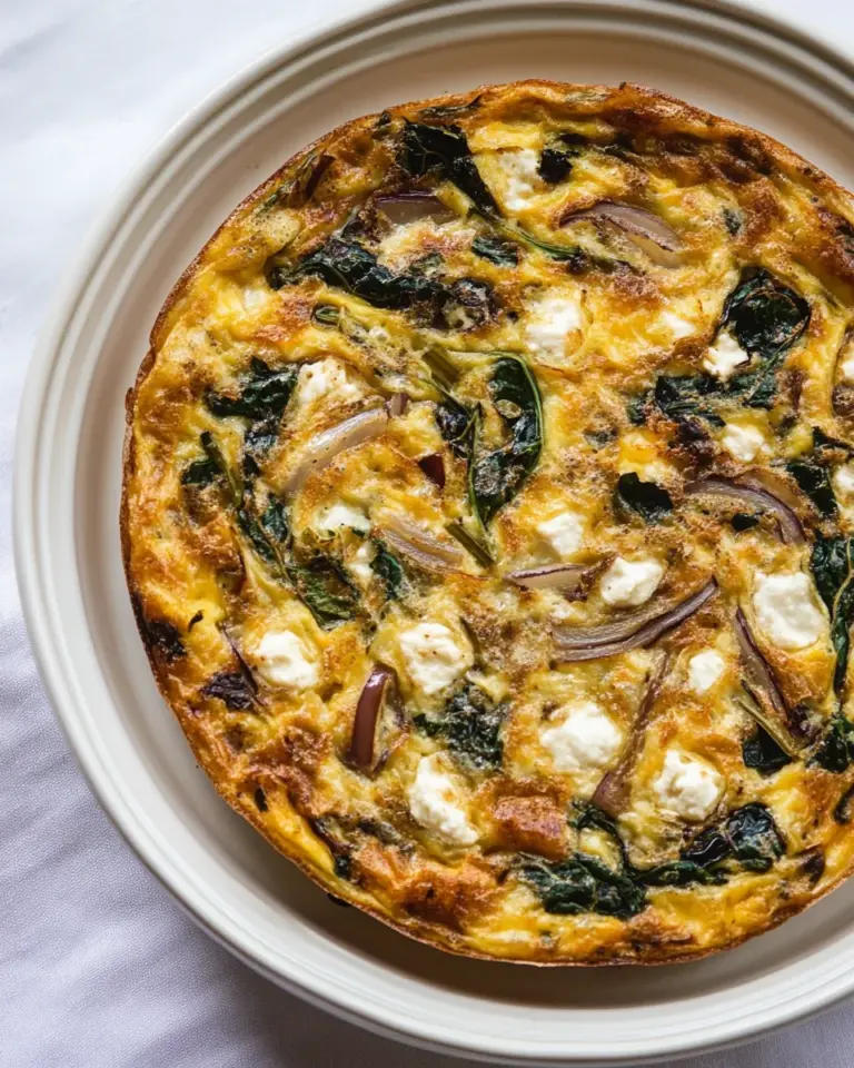 Homemade Quinoa Chard Frittata with Balsamic Onions photo