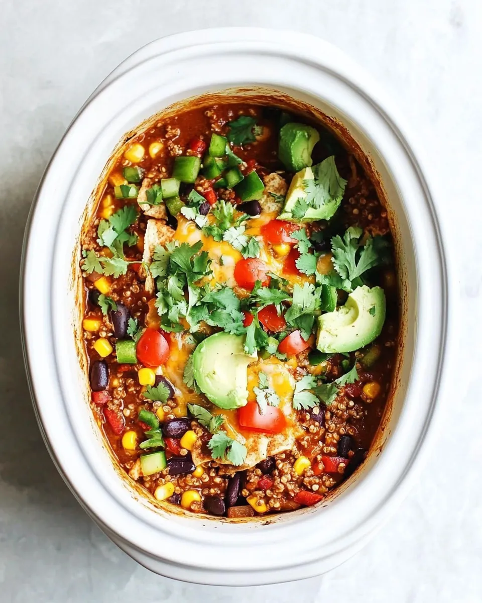 Easy Quinoa Enchilada Crockpot photo