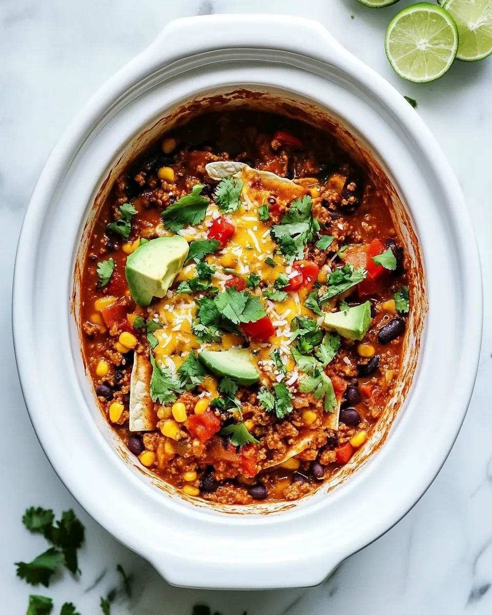 Delicious Quinoa Enchilada Crockpot image