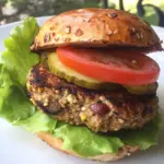 Homemade Quinoa Mushroom Burger photo