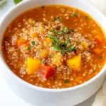 Homemade Quinoa Soup recipe photo