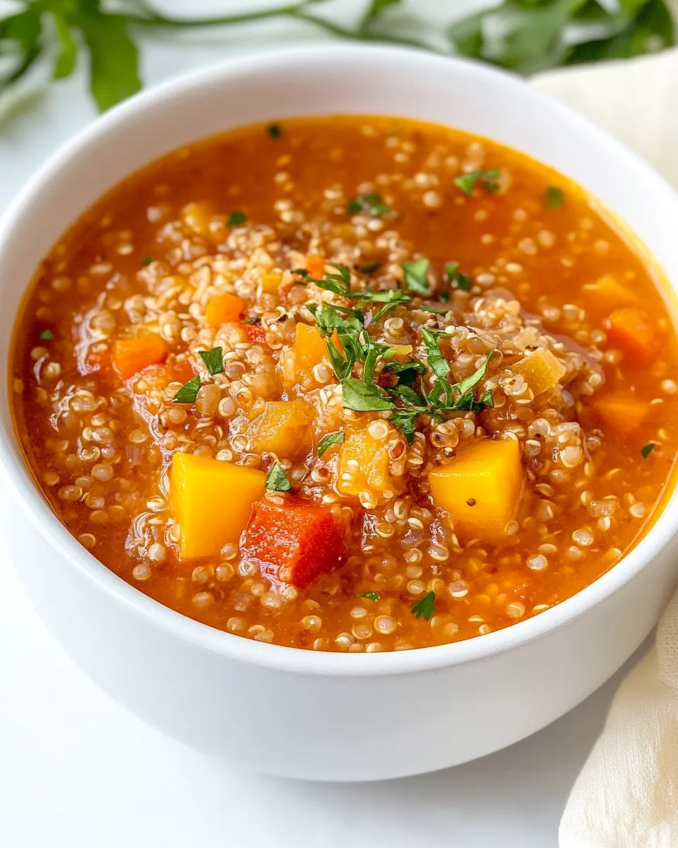 Homemade Quinoa Soup recipe photo