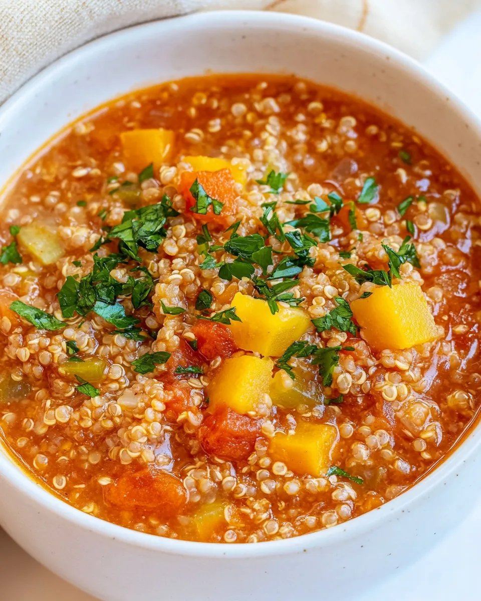 Classic Quinoa Soup dish photo
