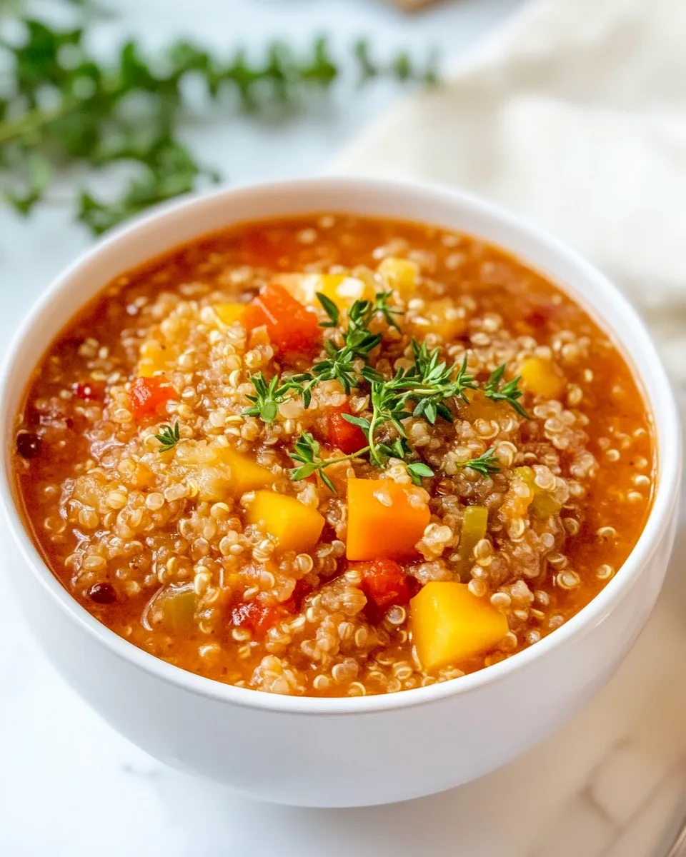 Easy Quinoa Soup food shot