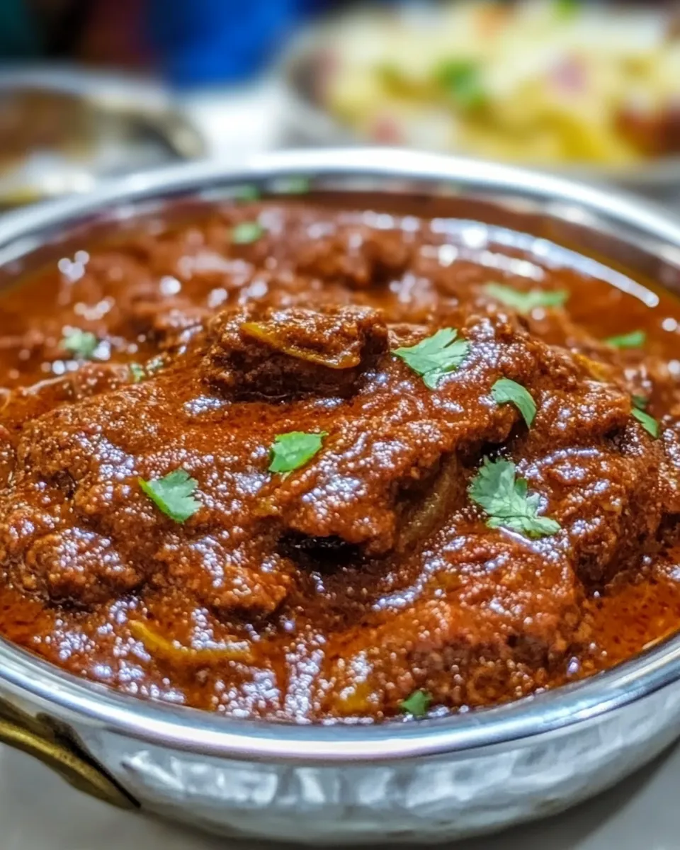 Delicious Rajasthani Laal Maas Recipe recipe photo