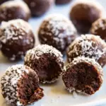 Homemade Raw Chocolate Fudge Balls photo