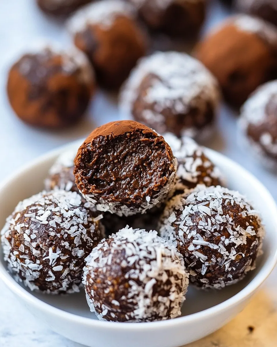Classic Raw Chocolate Fudge Balls image