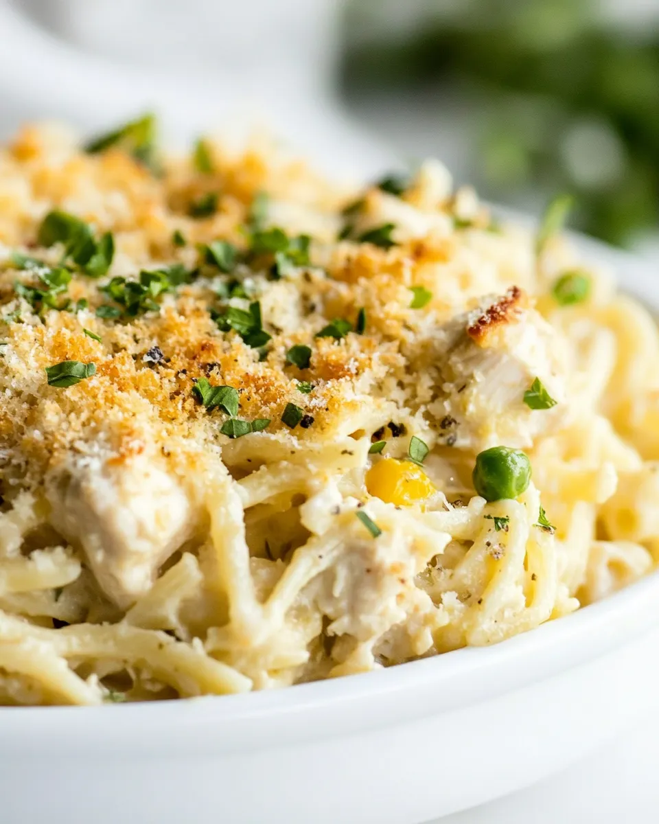 Classic Recipe for Chicken Tetrazzini image