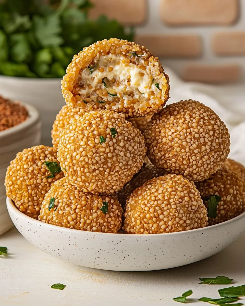 Delicious Red Lentil & Mozzarella Croquettes image