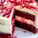 Homemade Red Velvet Cheesecake Cake photo