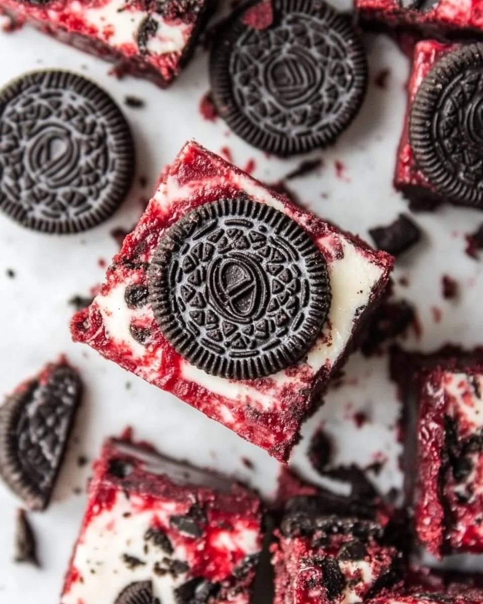 Delicious Red Velvet Oreo Fudge shot