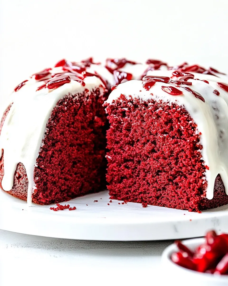 Easy Red Velvet Pound Cake recipe photo