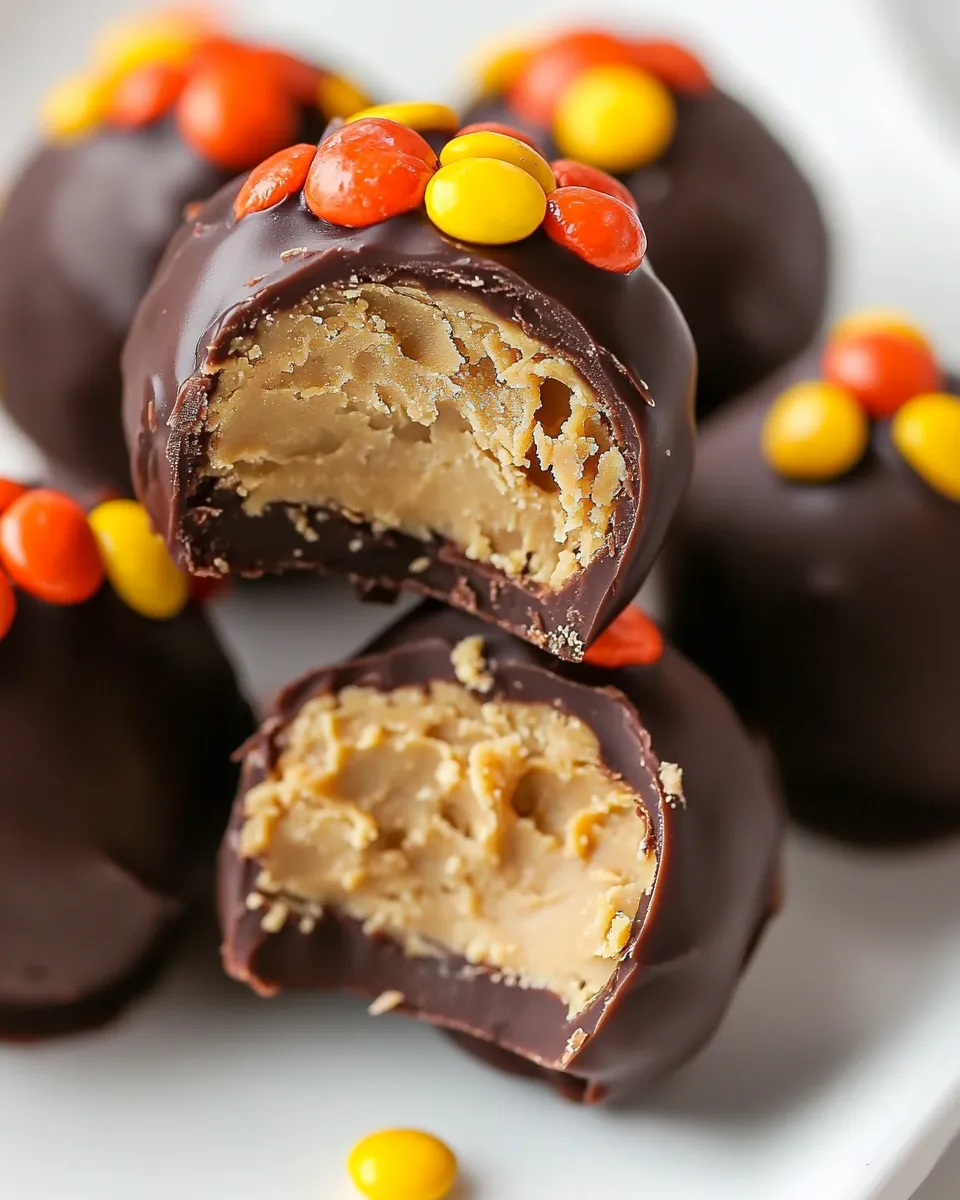 Classic Reeses Pieces Peanut Butter Truffles image