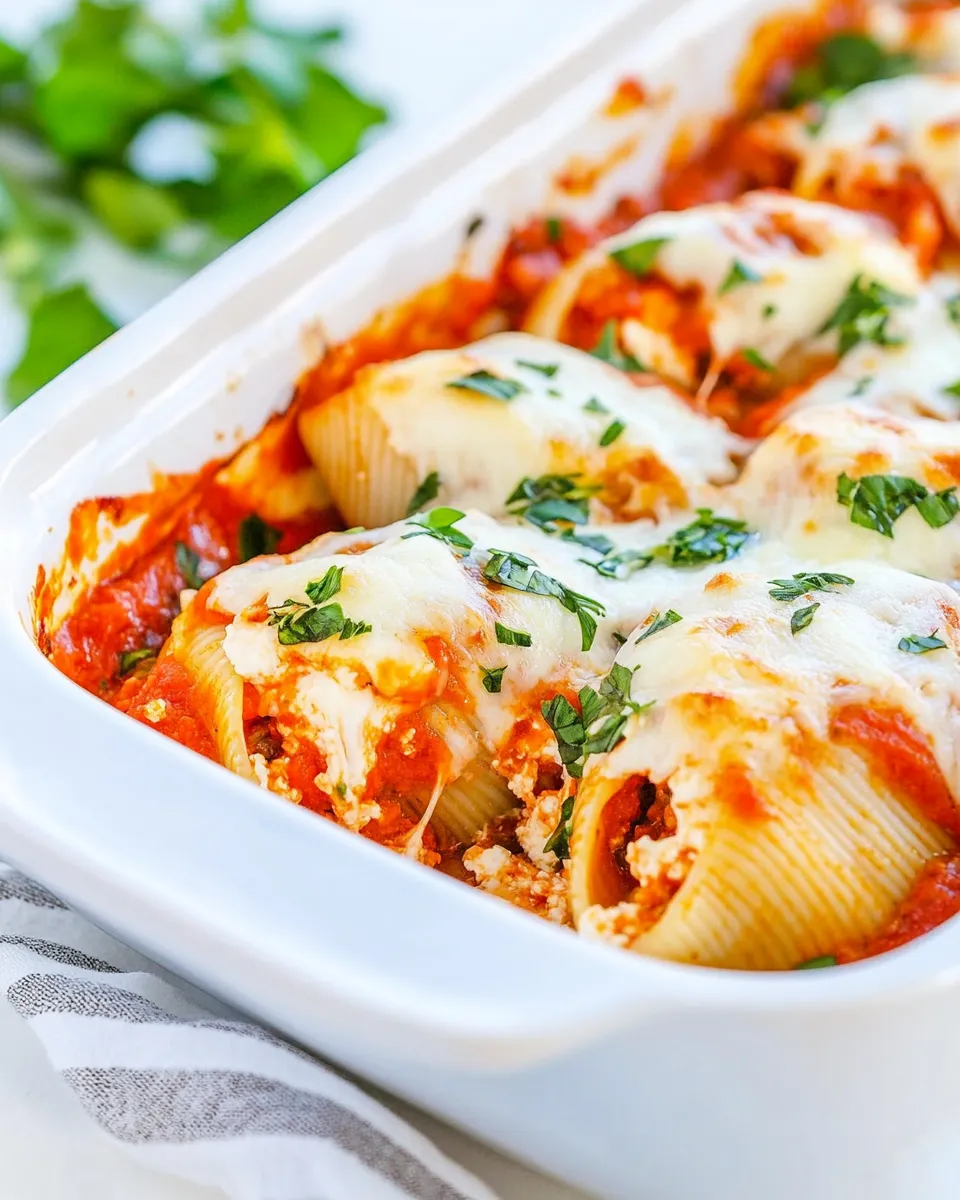 Homemade Ricotta Stuffed Shells photo