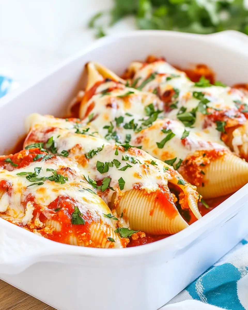 Easy Ricotta Stuffed Shells recipe photo