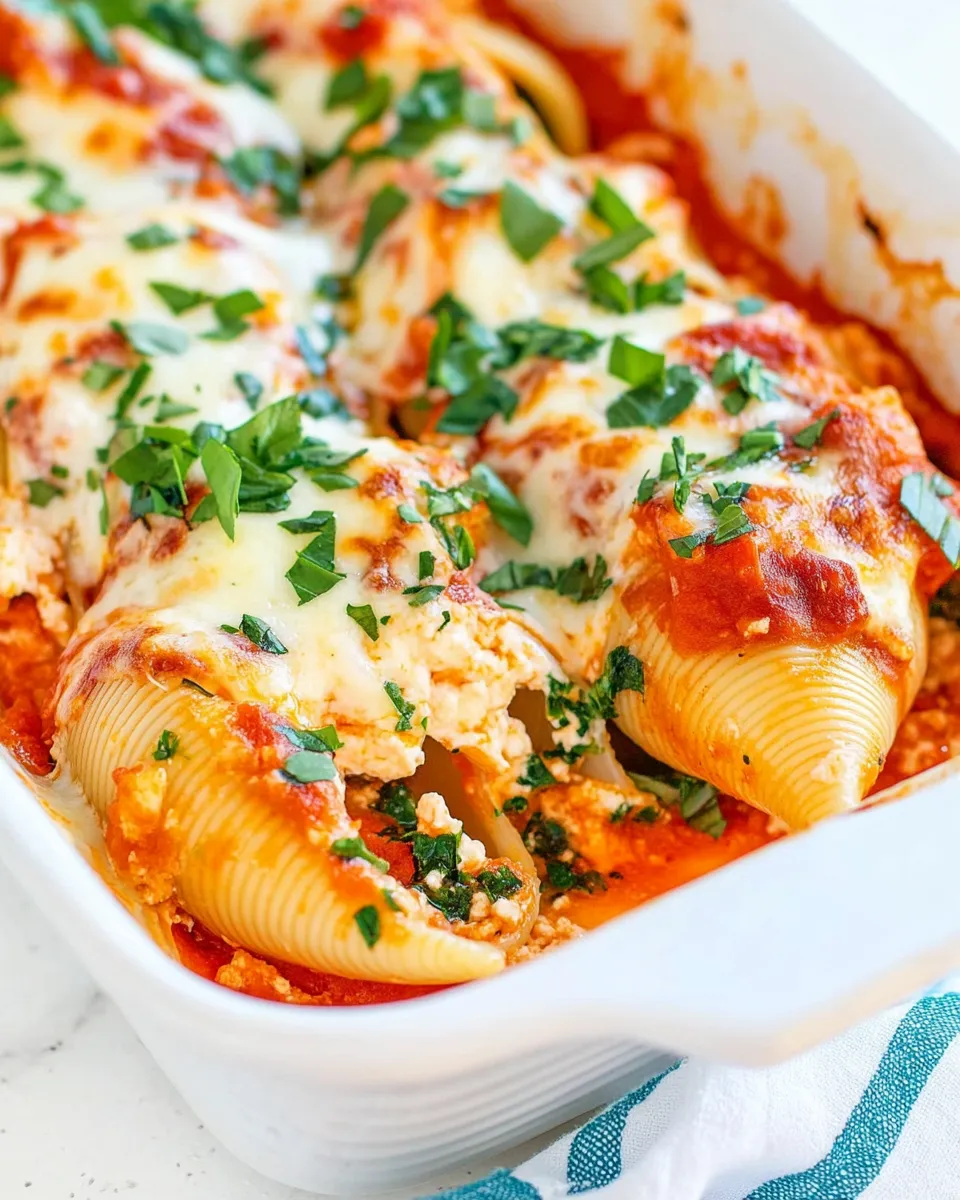 Delicious Ricotta Stuffed Shells shot