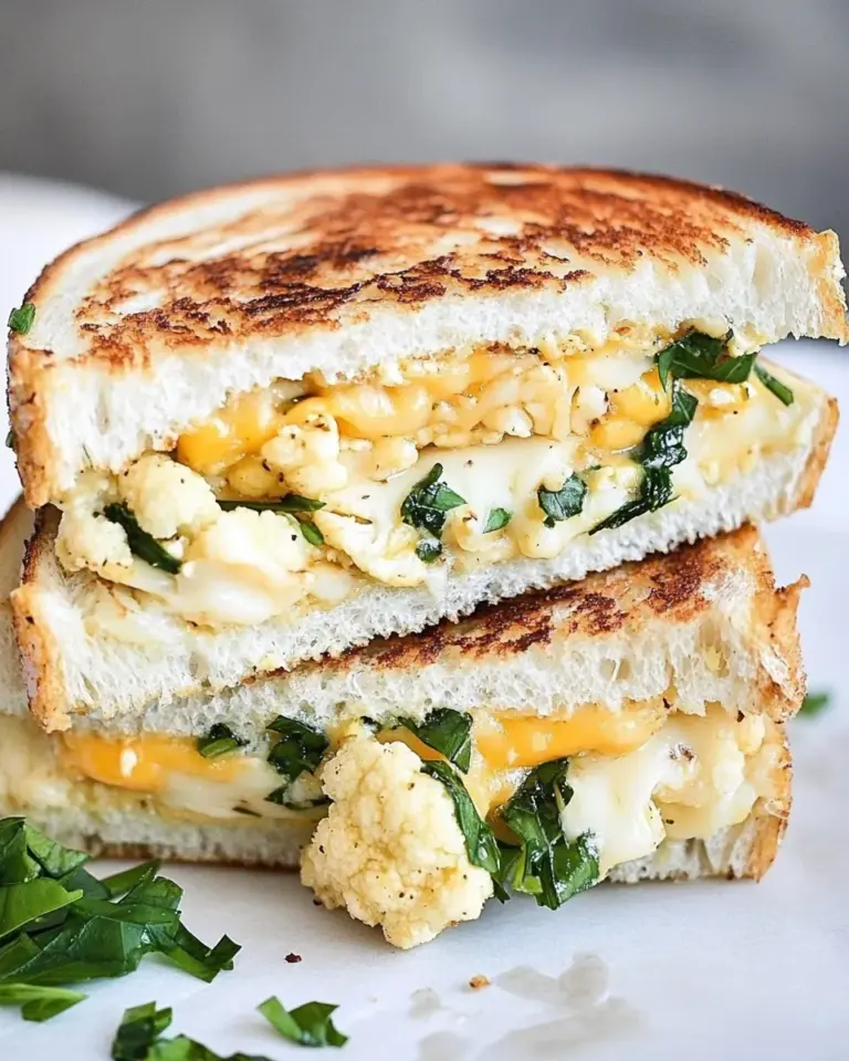 Homemade Roasted Cauliflower Grilled Cheese recipe photo