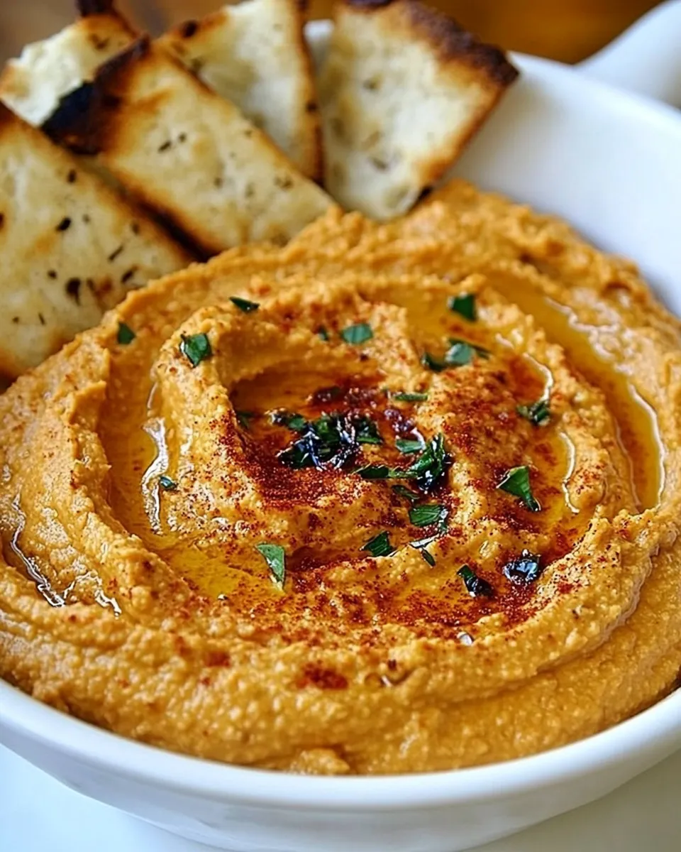 Delicious Roasted Tomato Hummus image