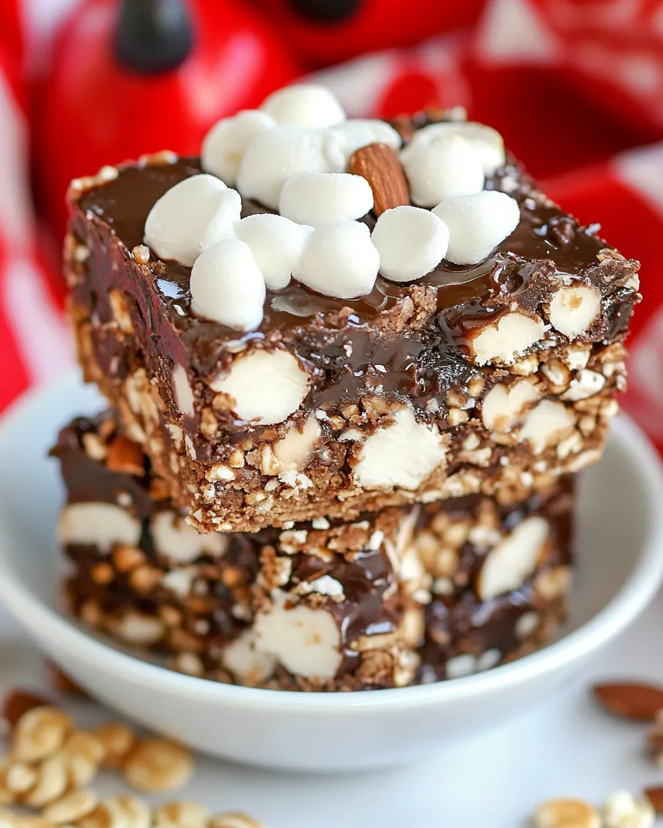 Easy Rocky Road Smores Bars photo