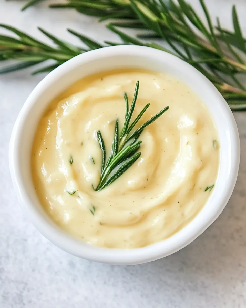 Homemade Rosemary and Garlic Aioli photo