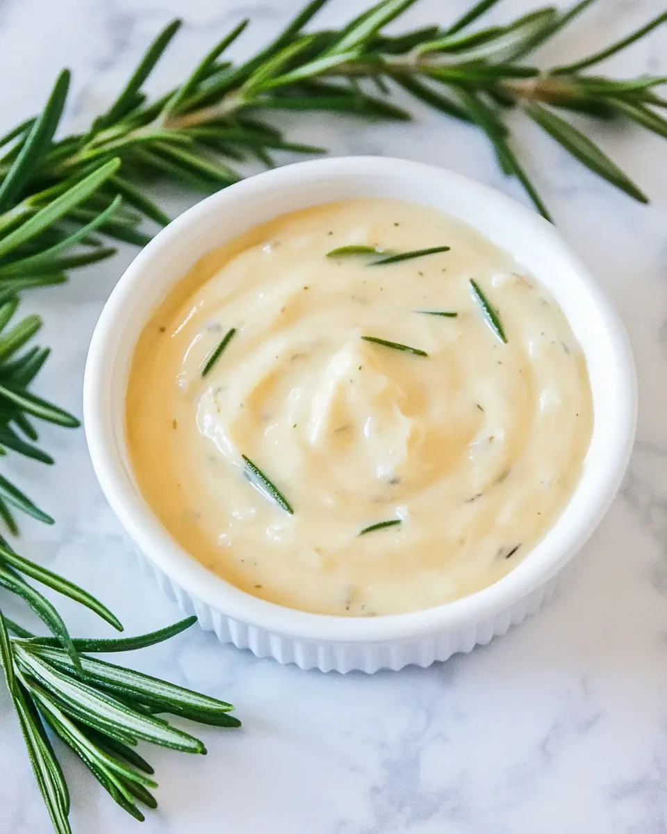 Easy Rosemary and Garlic Aioli recipe photo