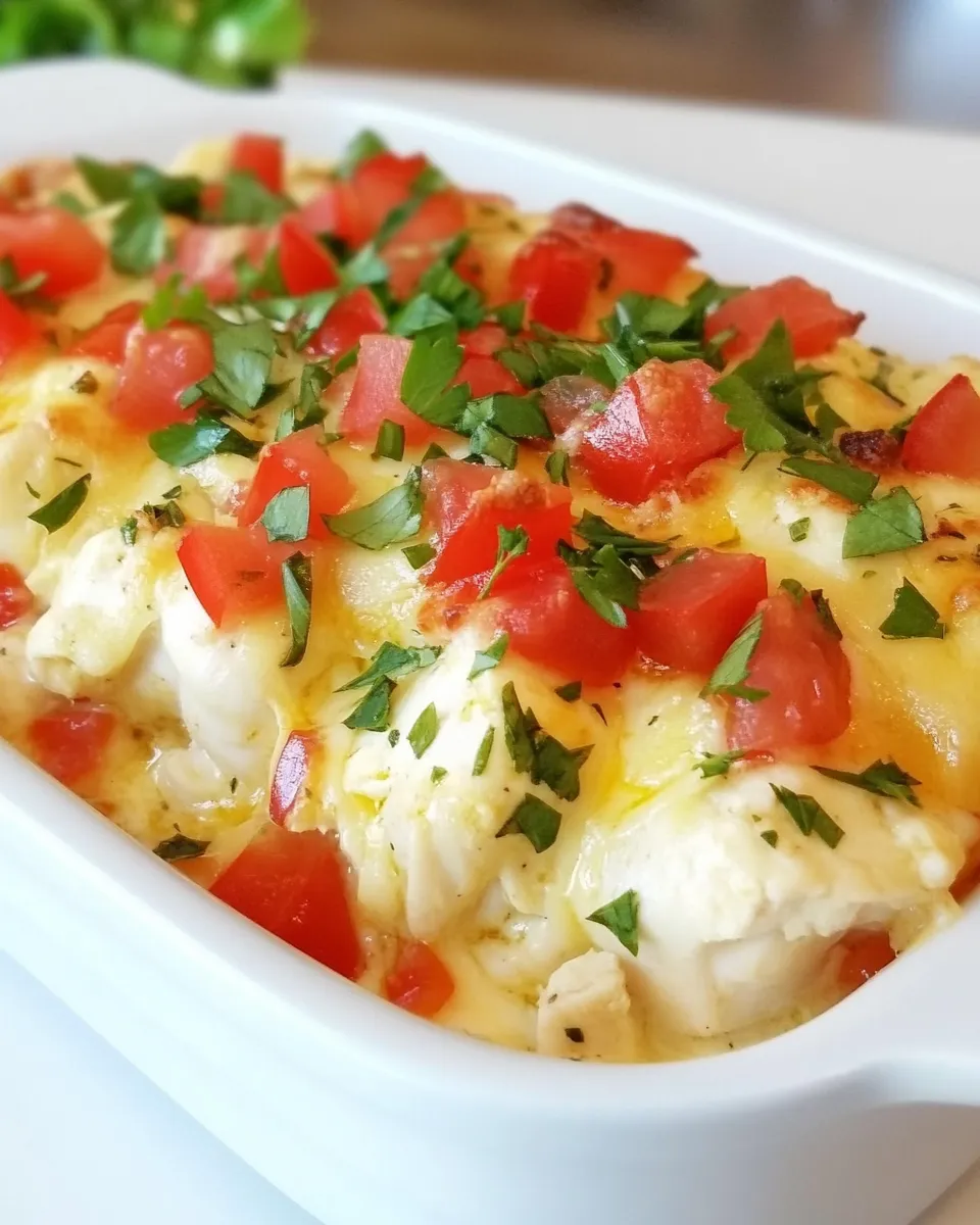 Savory Rotel Chicken Bake shot