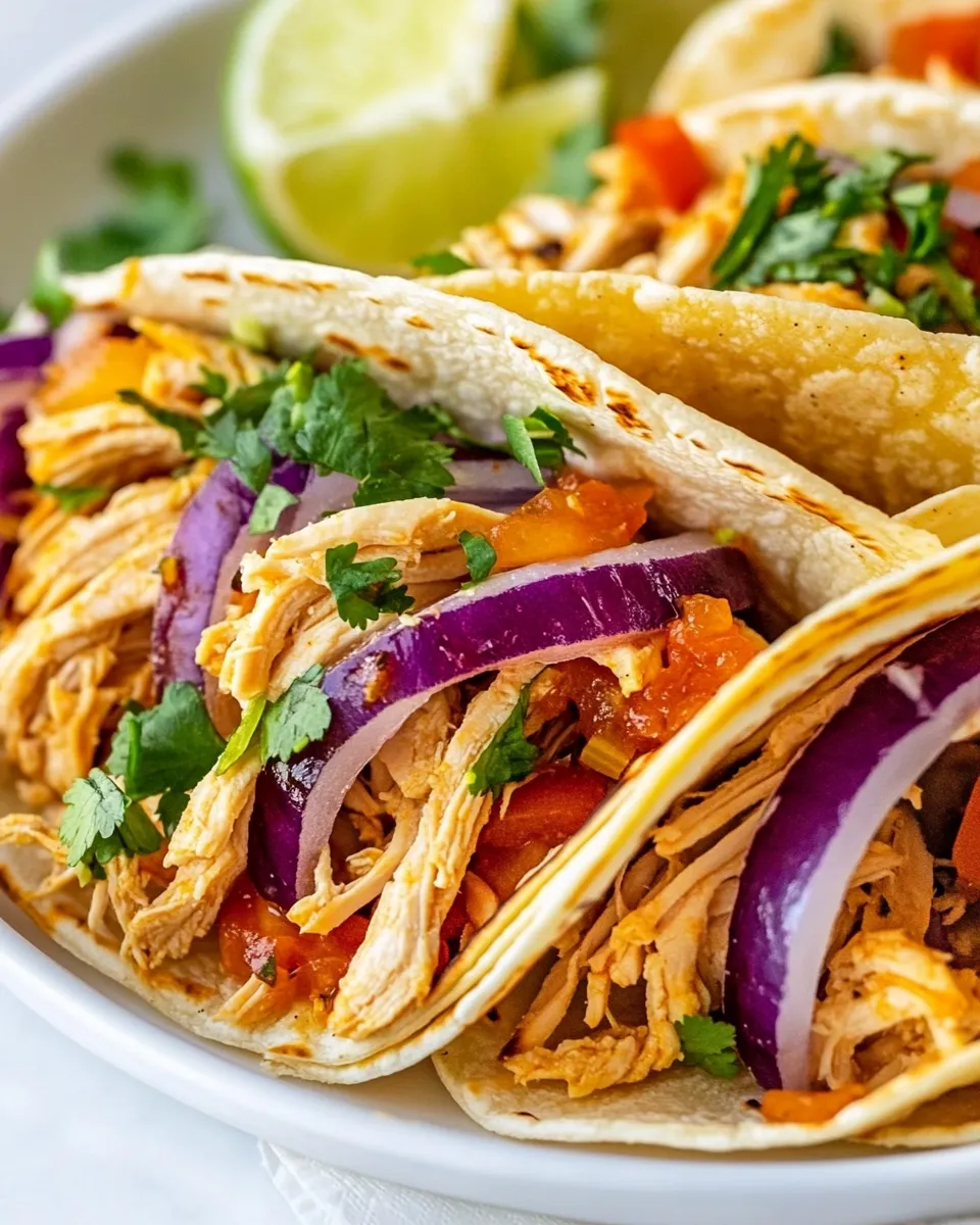 Easy Rotisserie Chicken Tacos recipe photo