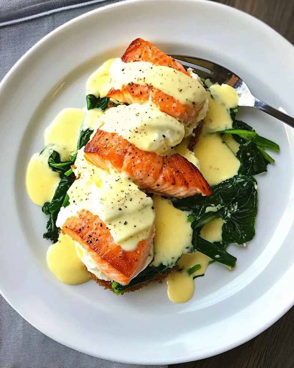 Homemade Salmon Eggs Benedict photo