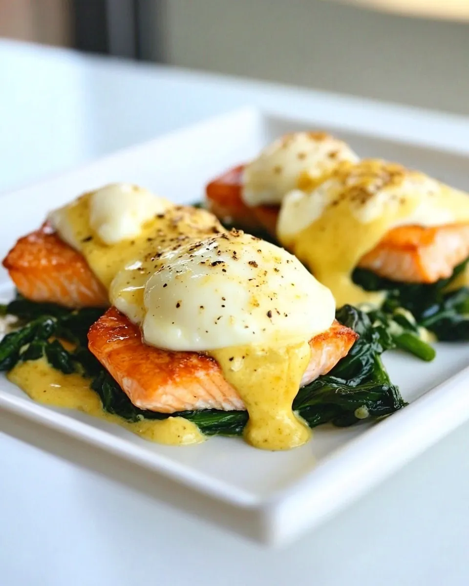 Classic Salmon Eggs Benedict image