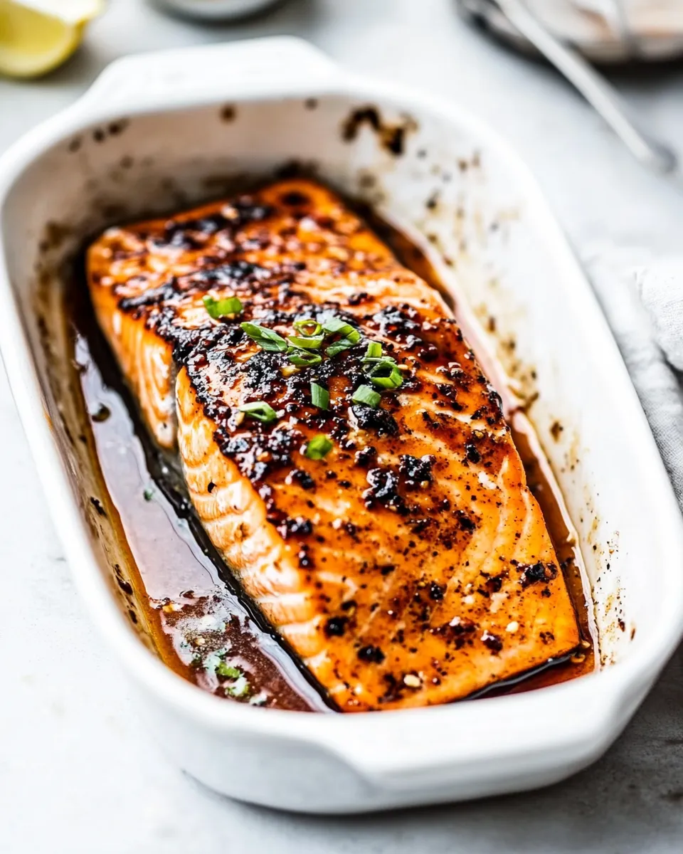Delicious Salmon Marinade shot
