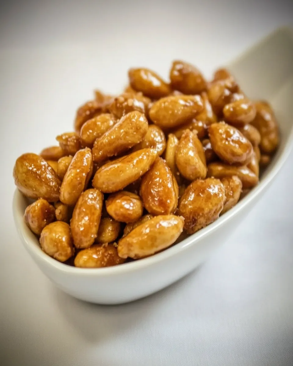 Delicious Salt-Roasted Candied Peanuts shot