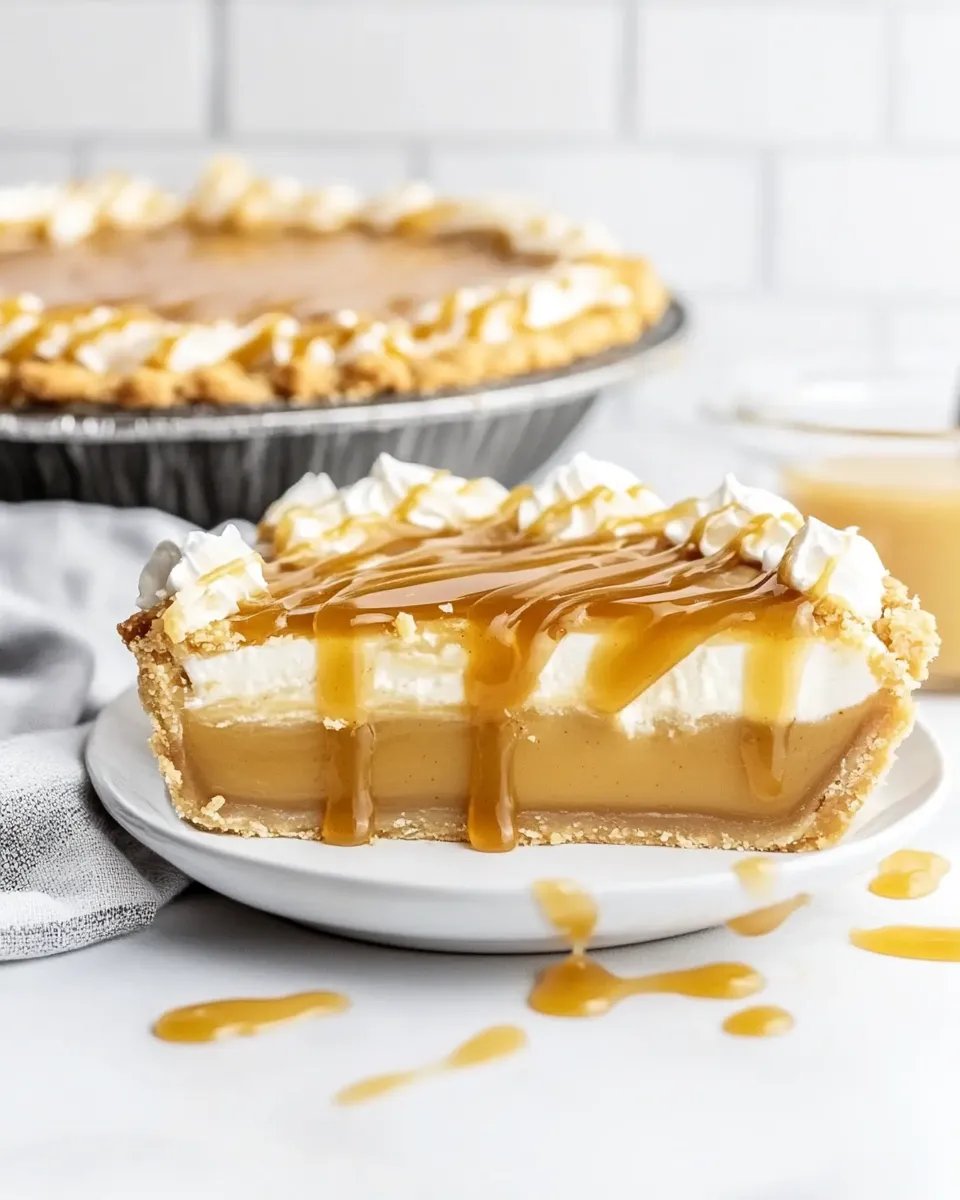 Easy Salted Caramel Pie recipe photo