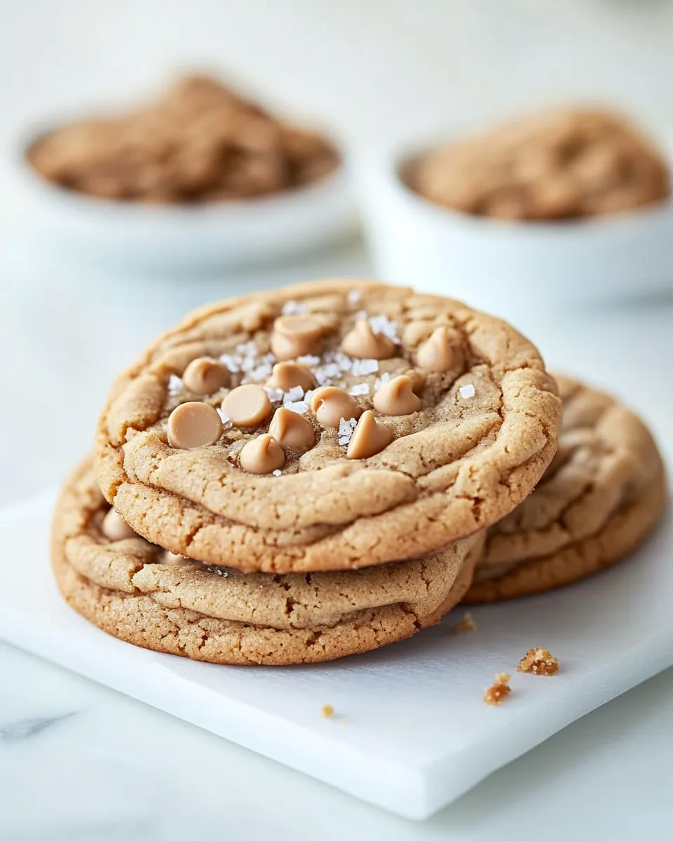Delicious Salted Peanut Butter Chip Cookies shot