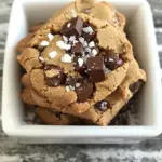 Homemade Salted Toffee Chocolate Chunk Cookies photo