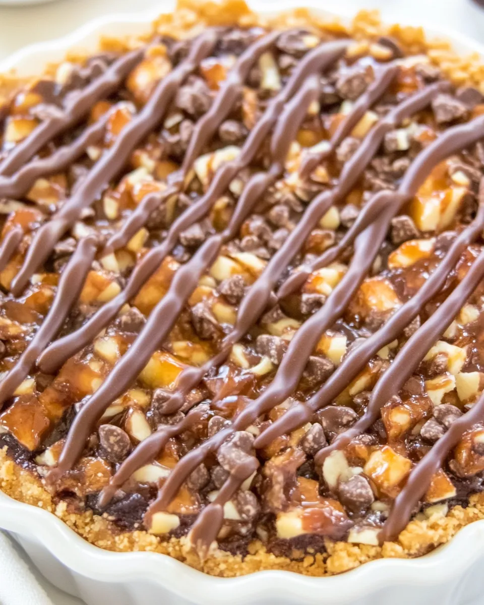 Easy Samoas Cookie Pie recipe photo