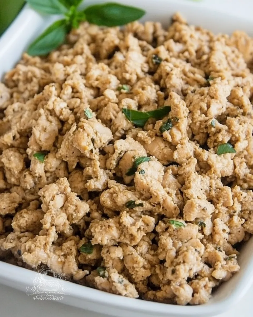 Homemade Seasoned Ground Chicken photo