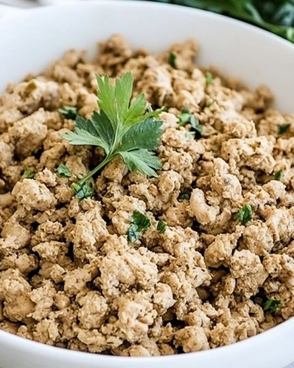 Classic Seasoned Ground Chicken image